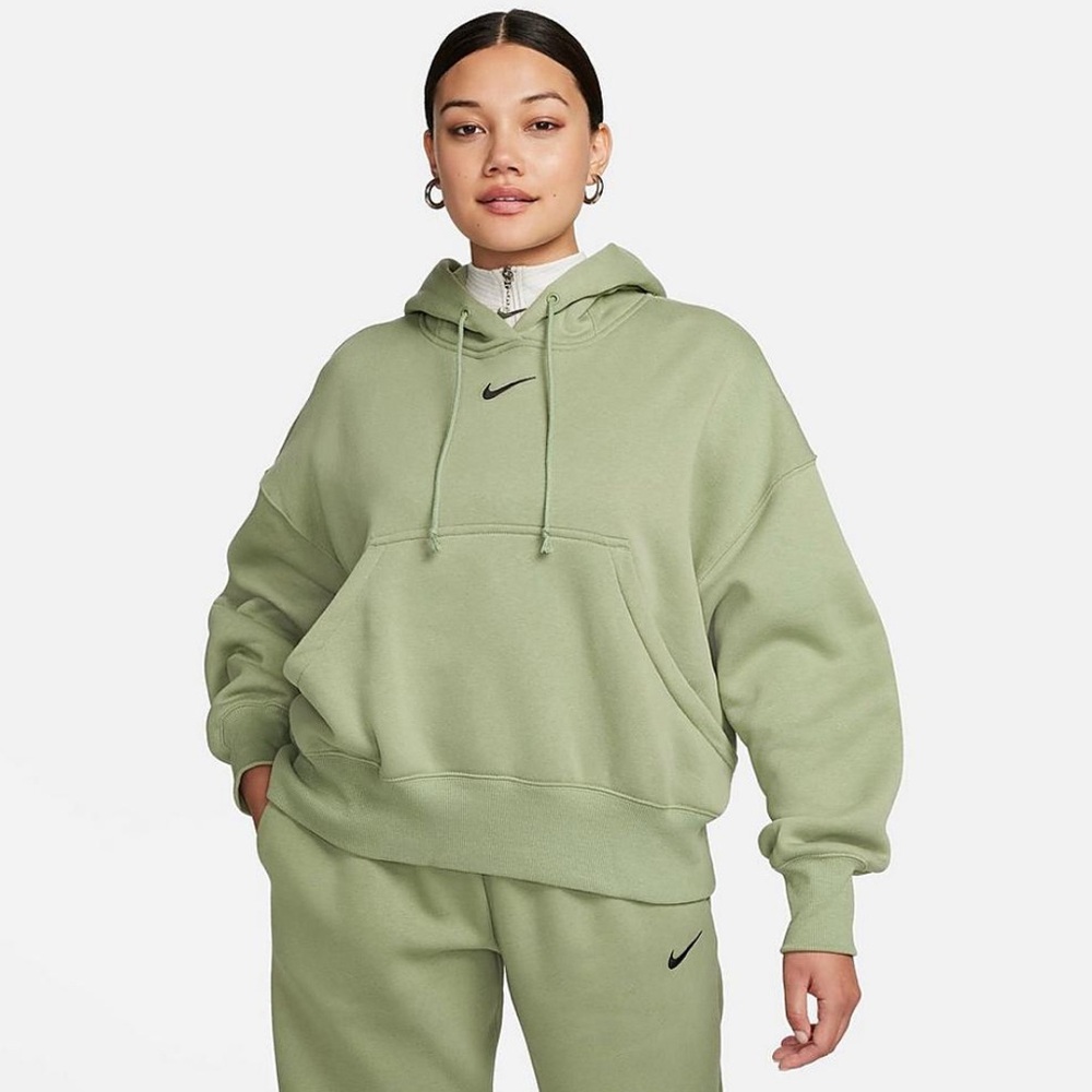 Nike Phoenix Fleece Olive Oversized Sweat Set